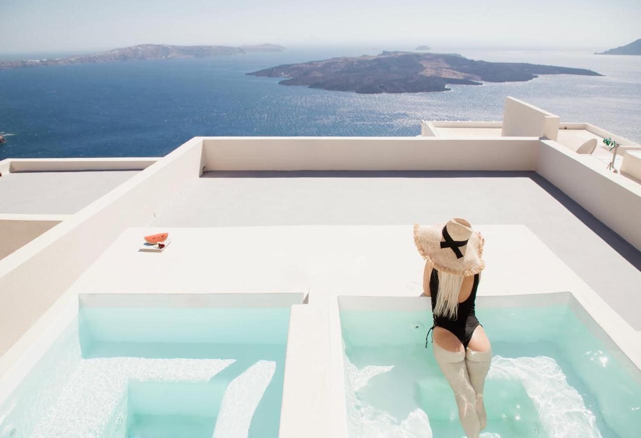 Caldera Cliff Illusion Aparthotel ฟิรา ภายนอก รูปภาพ
